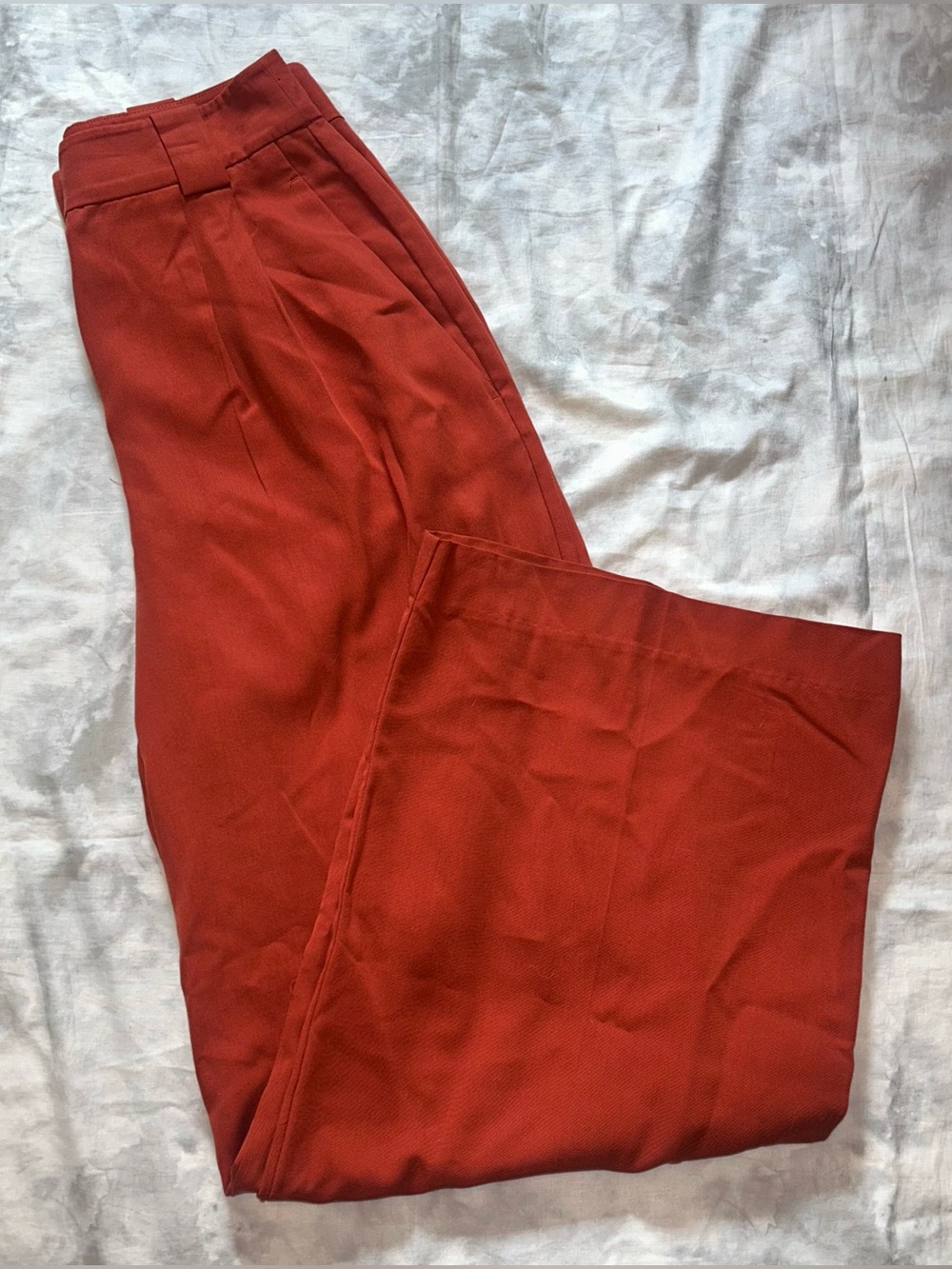 Boden Islington Wide Leg Pants Burnt Orange
